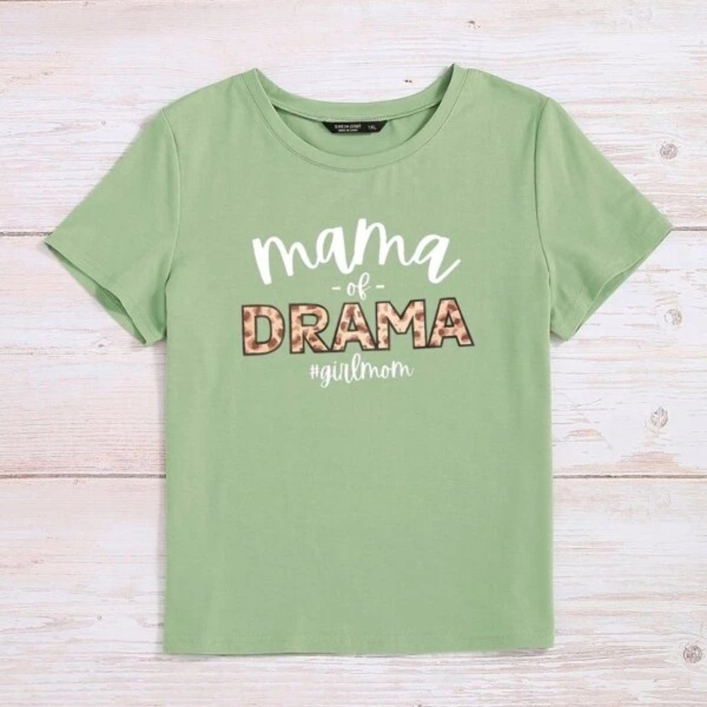 Curvy Gal #GirlMom Cottony-soft Tee 1X, 2X, 3X - Picture 2 of 5